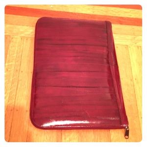 Maroon Eel Legal Pad Briefcase